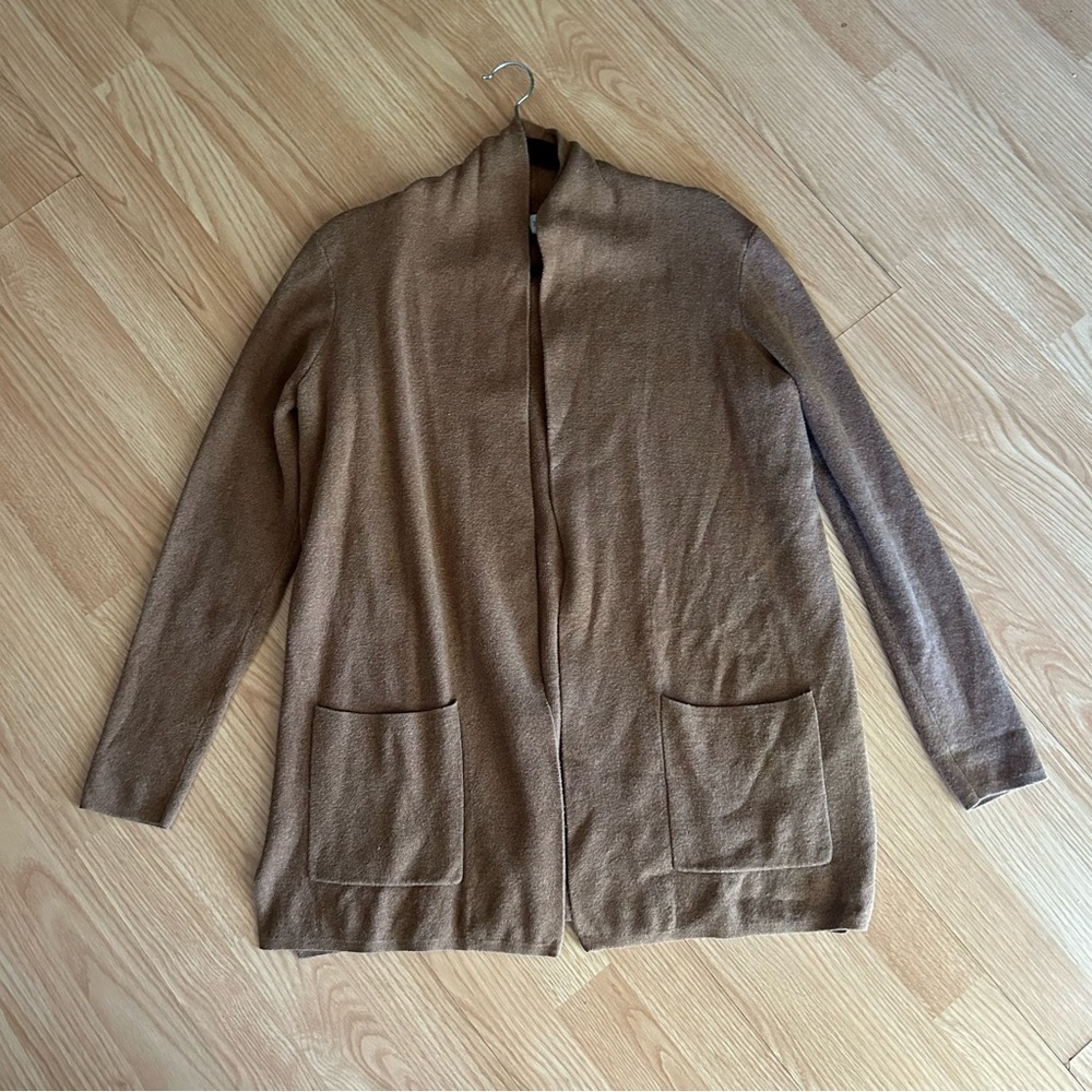 J.Crew Factory Brown Chelsea Blazer Cardigan S/M